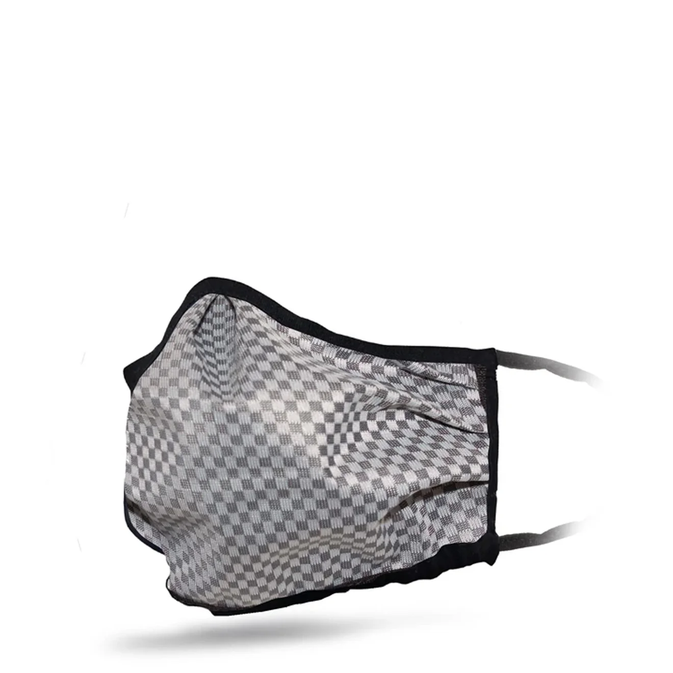 Hanwag Face Covering Eco-Shell Black Check