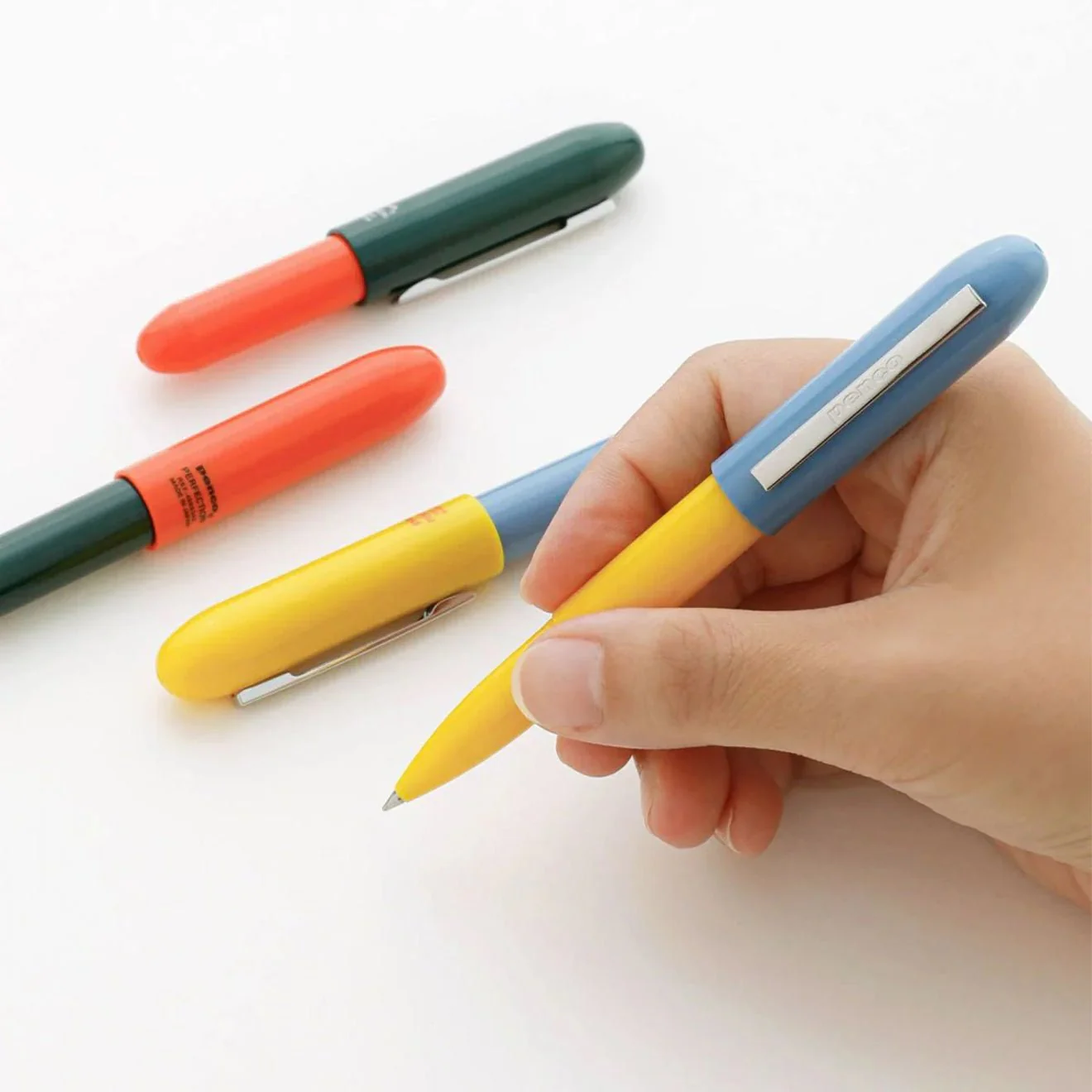Hightide Penco Bullet Ballpoint Pen Yellow - Image 2