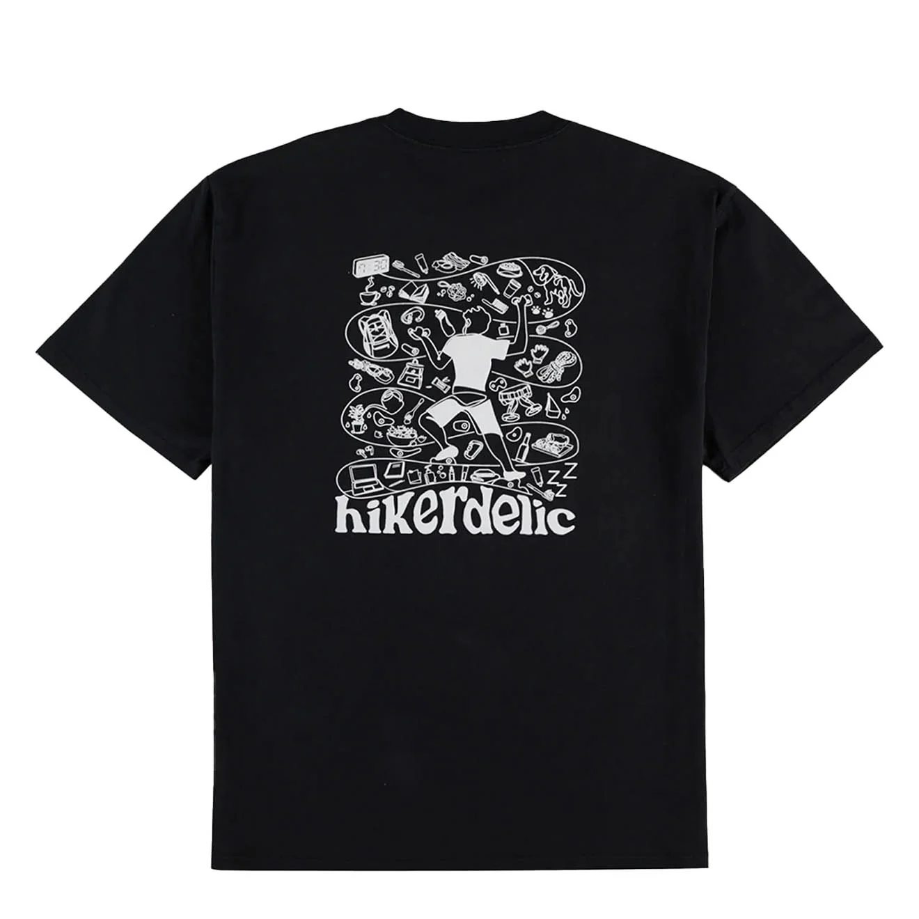 Hikerdelic 24 Hour SS T-shirt Black - Image 2
