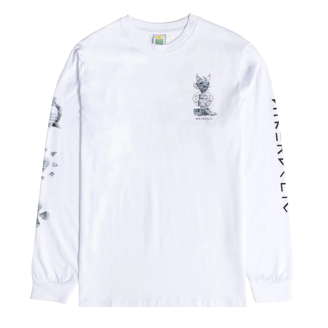 Hikerdelic Bridestones LS T-shirt White