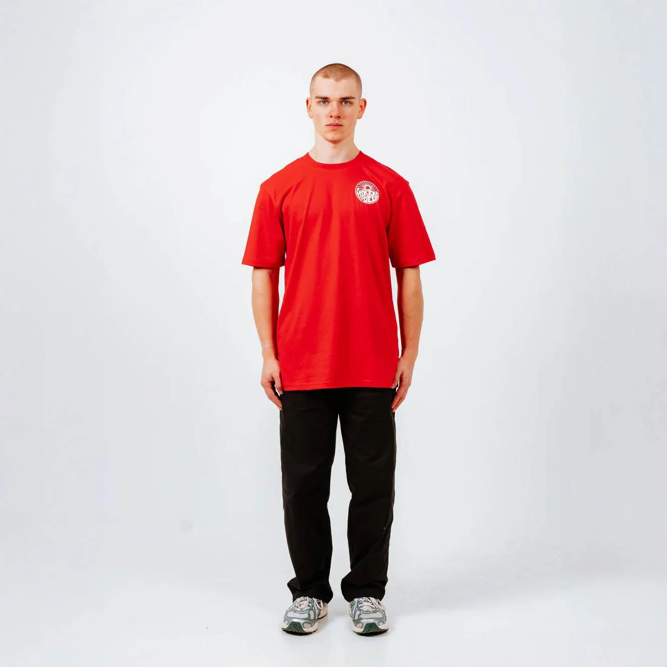 Hikerdelic Core Logo T-Shirt Red - Image 3