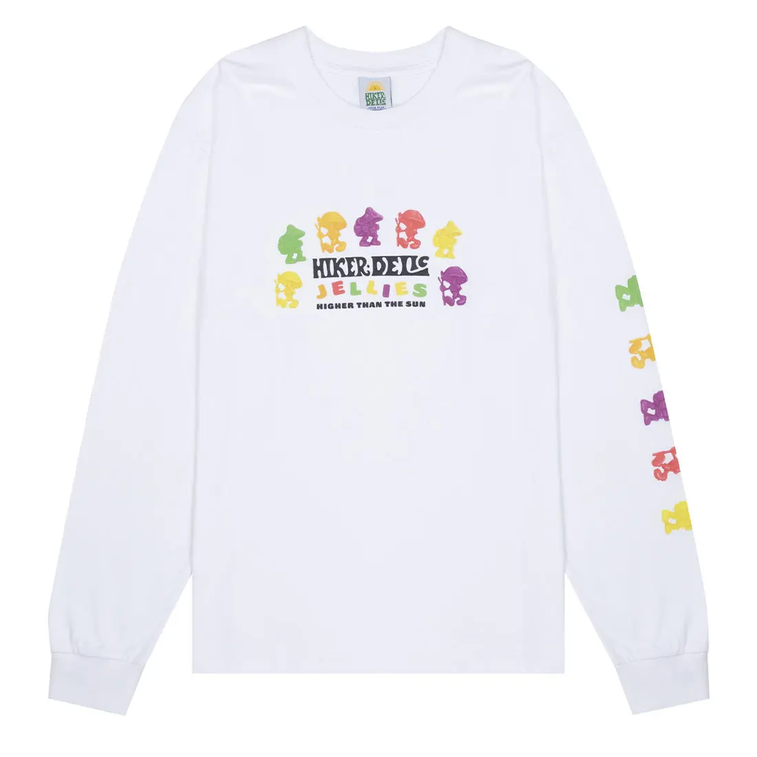 Hikerdelic Higher Than The Sun LS T-Shirt White
