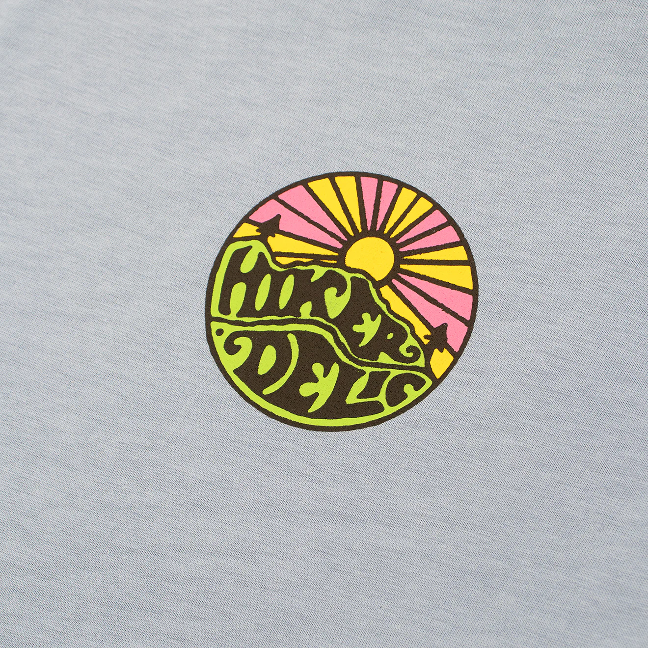 Hikerdelic Original Logo SS T-Shirt - Fjord Blue - Image 3