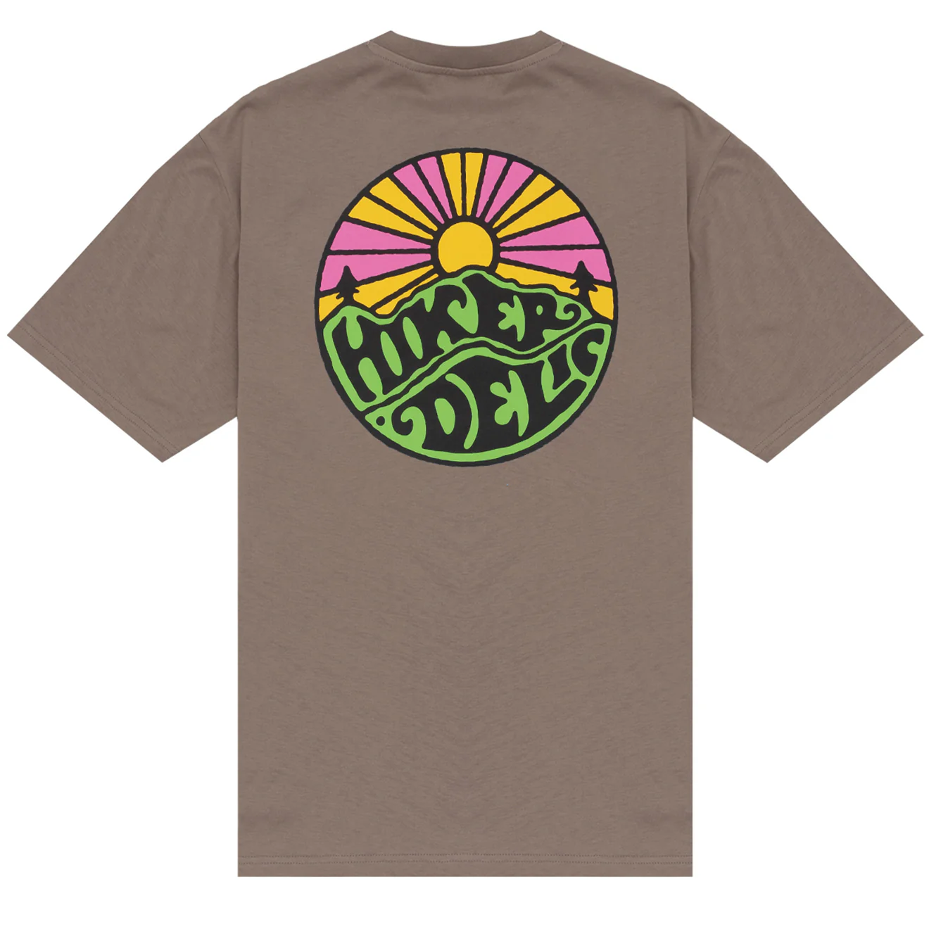 Hikerdelic Original Logo SS T-Shirt - Mushroom - Image 2