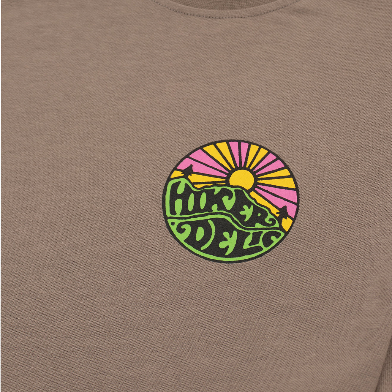 Hikerdelic Original Logo SS T-Shirt - Mushroom - Image 3