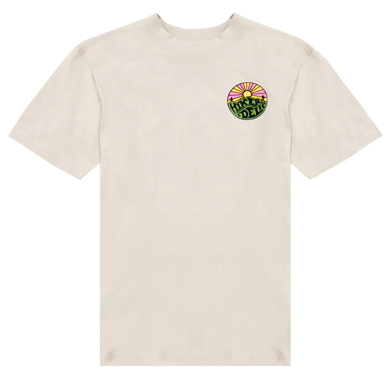 Hikerdelic Original Logo SS T-Shirt Oatmilk