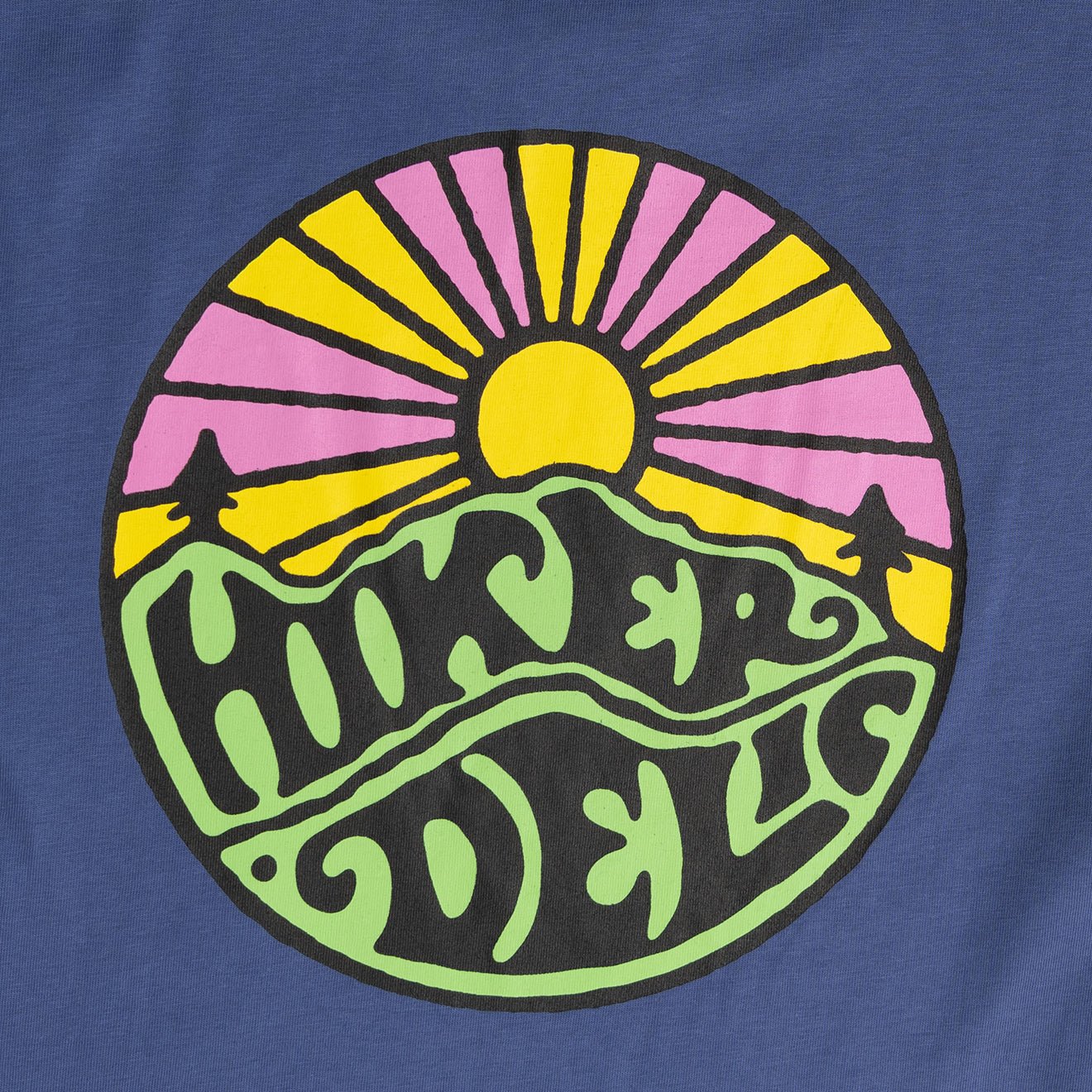 Hikerdelic Original Logo SS T-Shirt Purple Haze - Image 4