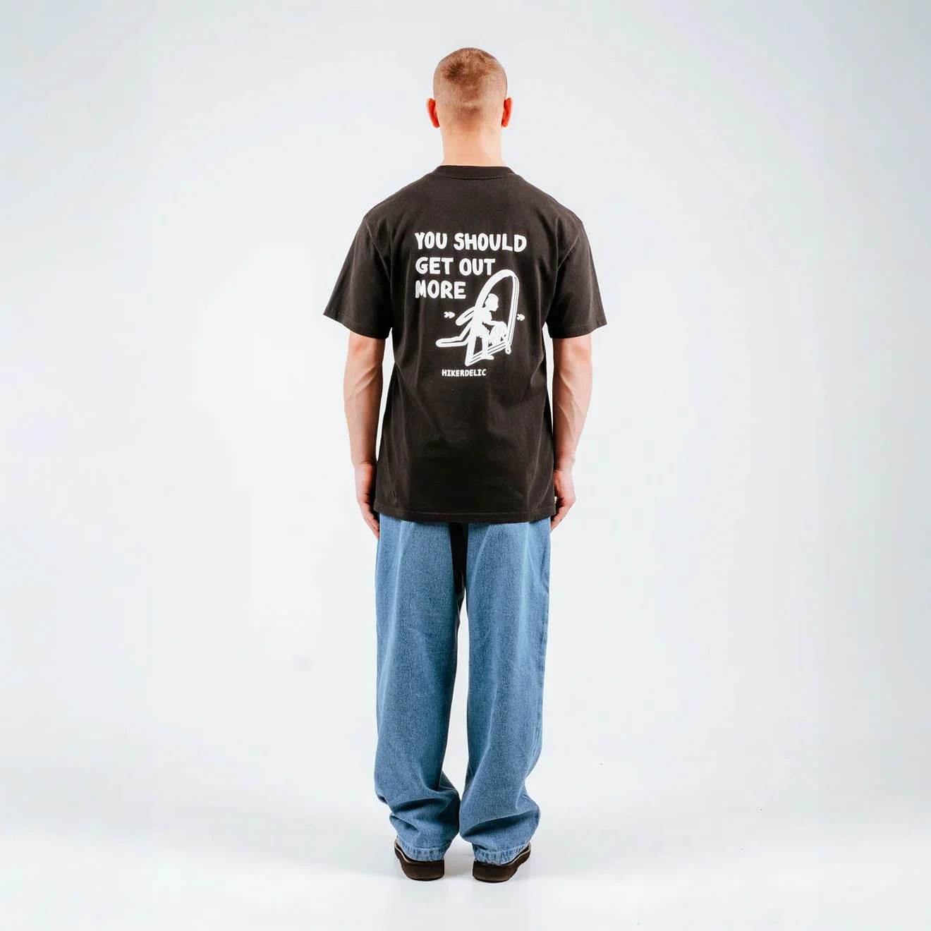 Hikerdelic Out More SS T-shirt Black - Image 4