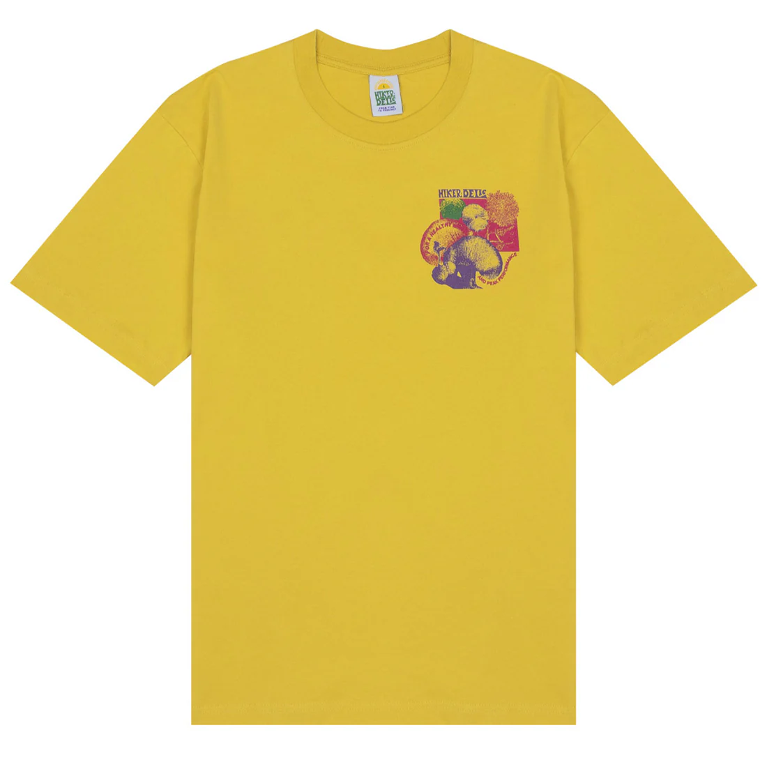 Hikerdelic Sporeswear SS T-Shirt Washed Yellow