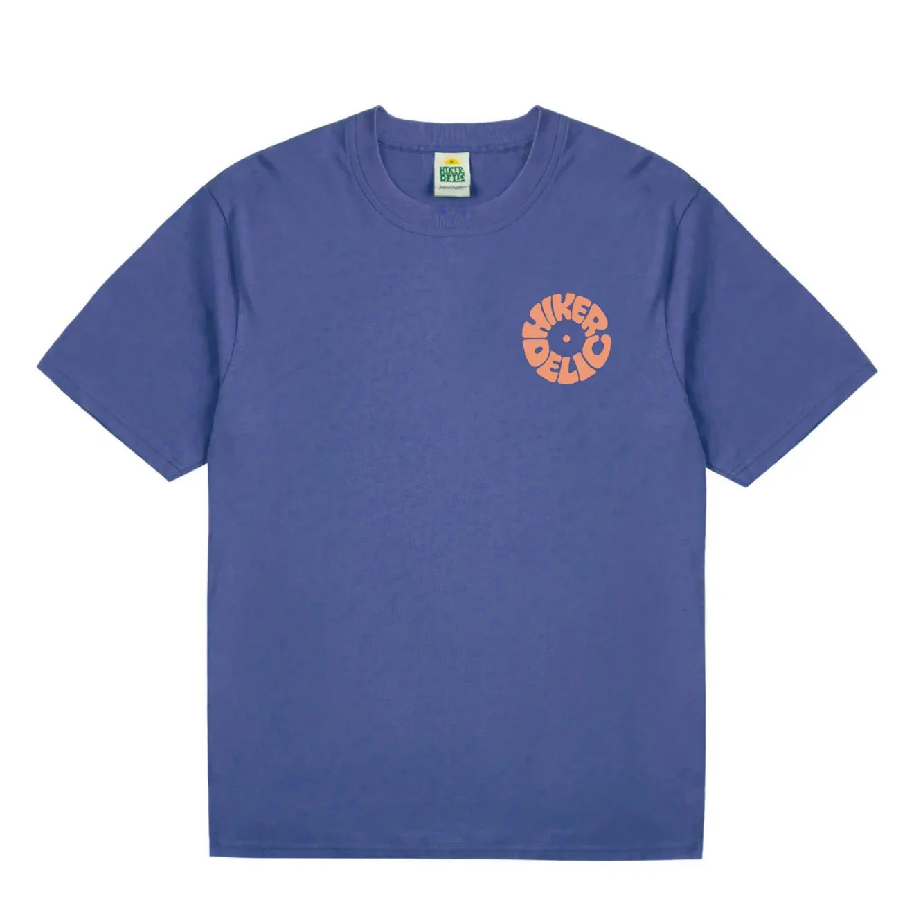 Hikerdelic Vinyl Logo T-Shirt Indigo Blue