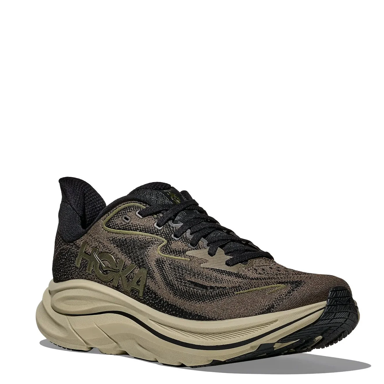 Hoka Clifton 10 Trainer Dark Roast / Black - Image 2