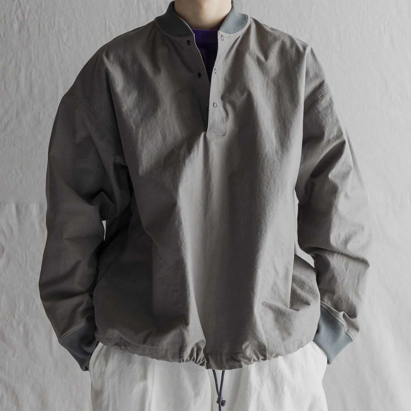 Jackman Back Nep Himo GJ Neck True Gray - Image 5