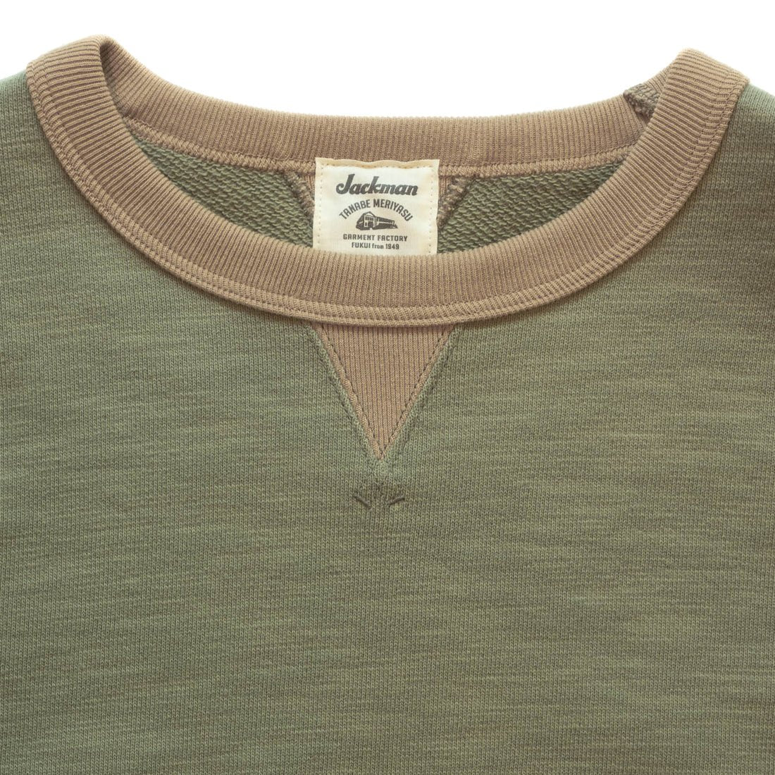 Jackman GG Sweat Crewneck Olive / Ocher - Image 5