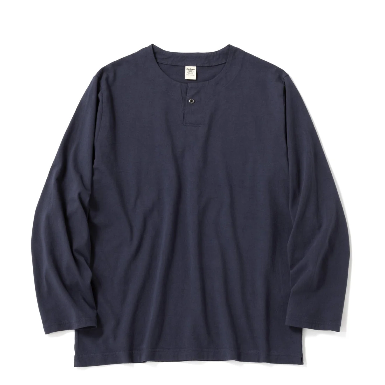 Jackman Henleyneck L/S T-shirt Classic Navy