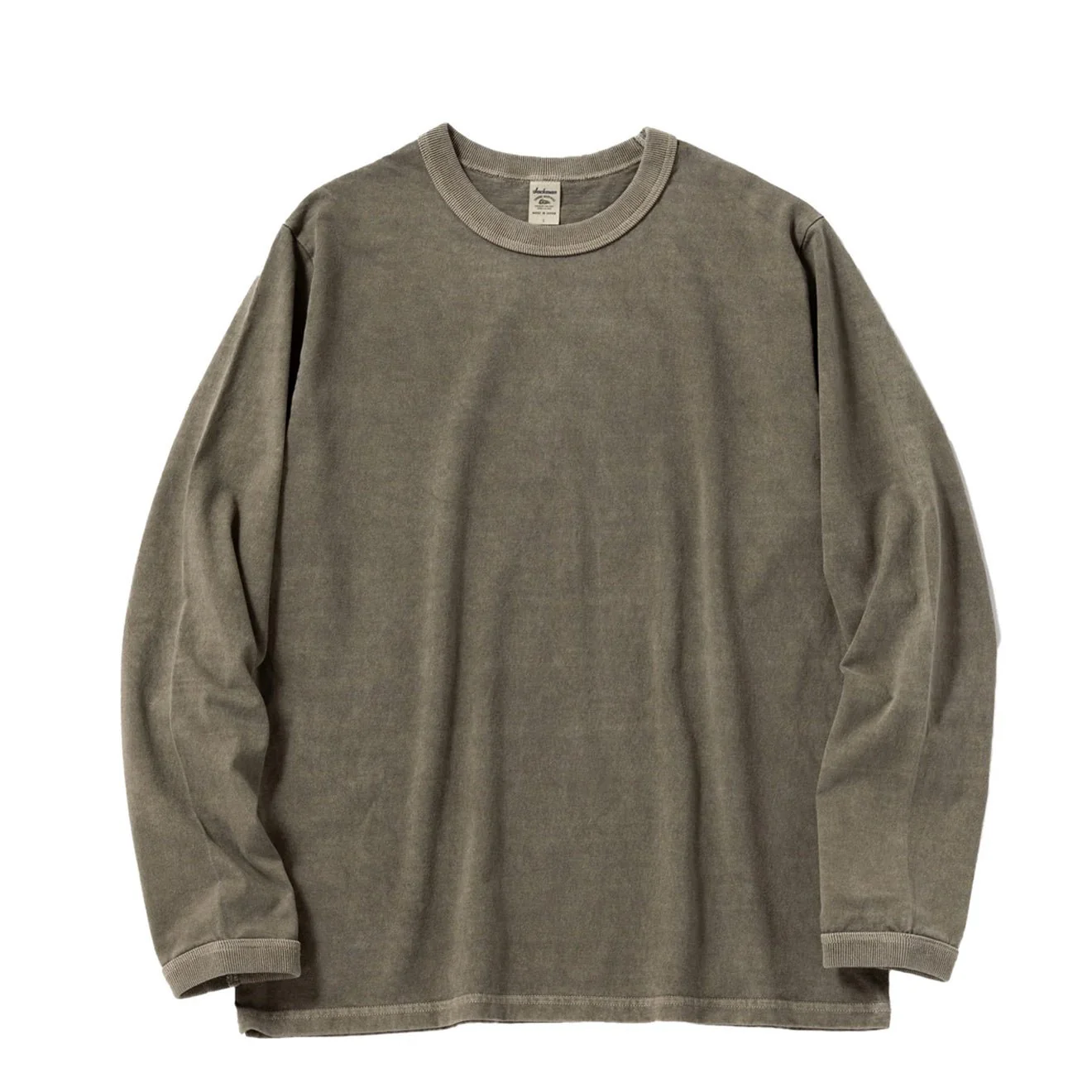 Jackman Lead-Off LS T-shirt Fade Sepia