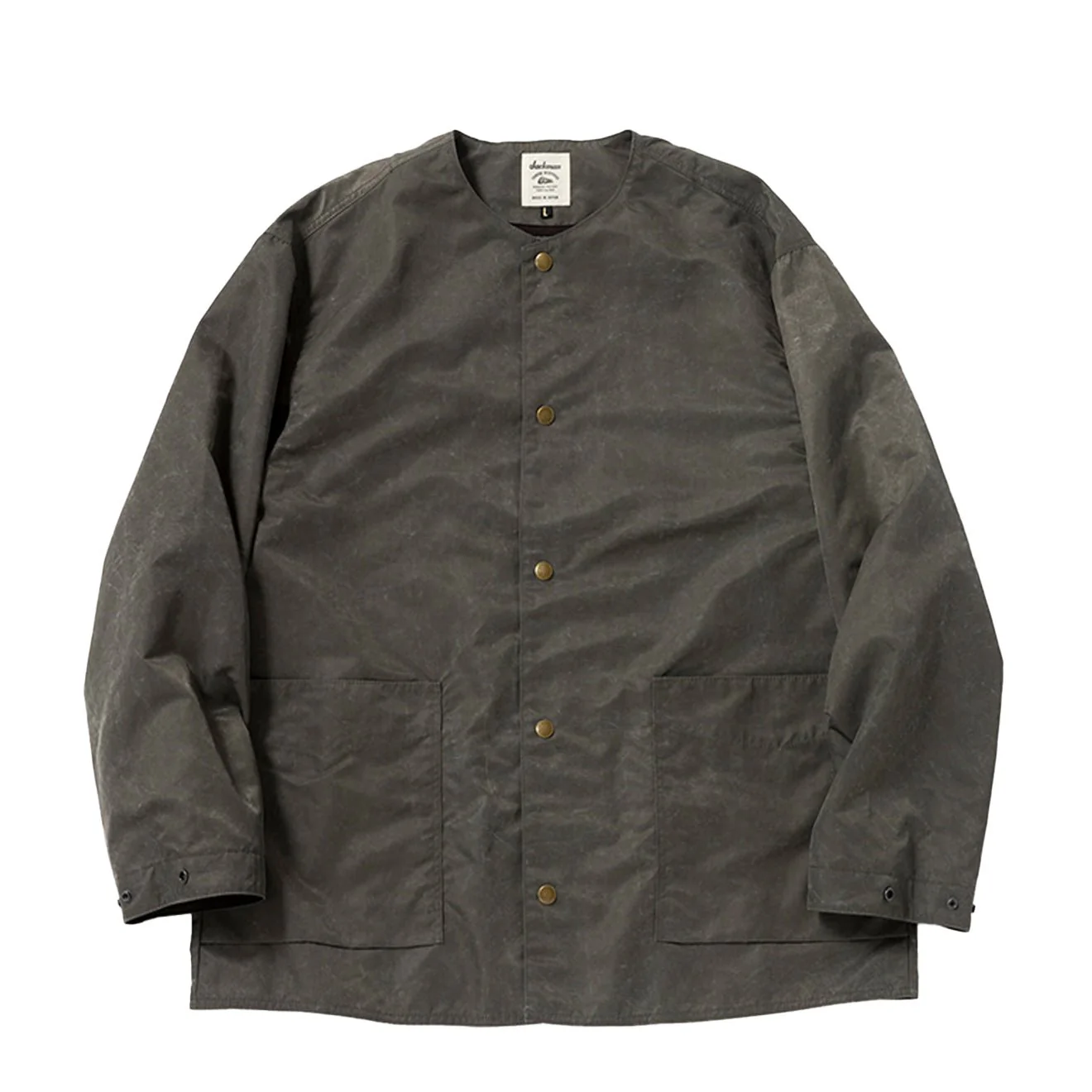 Jackman Pigment Collarless Jacket Olive