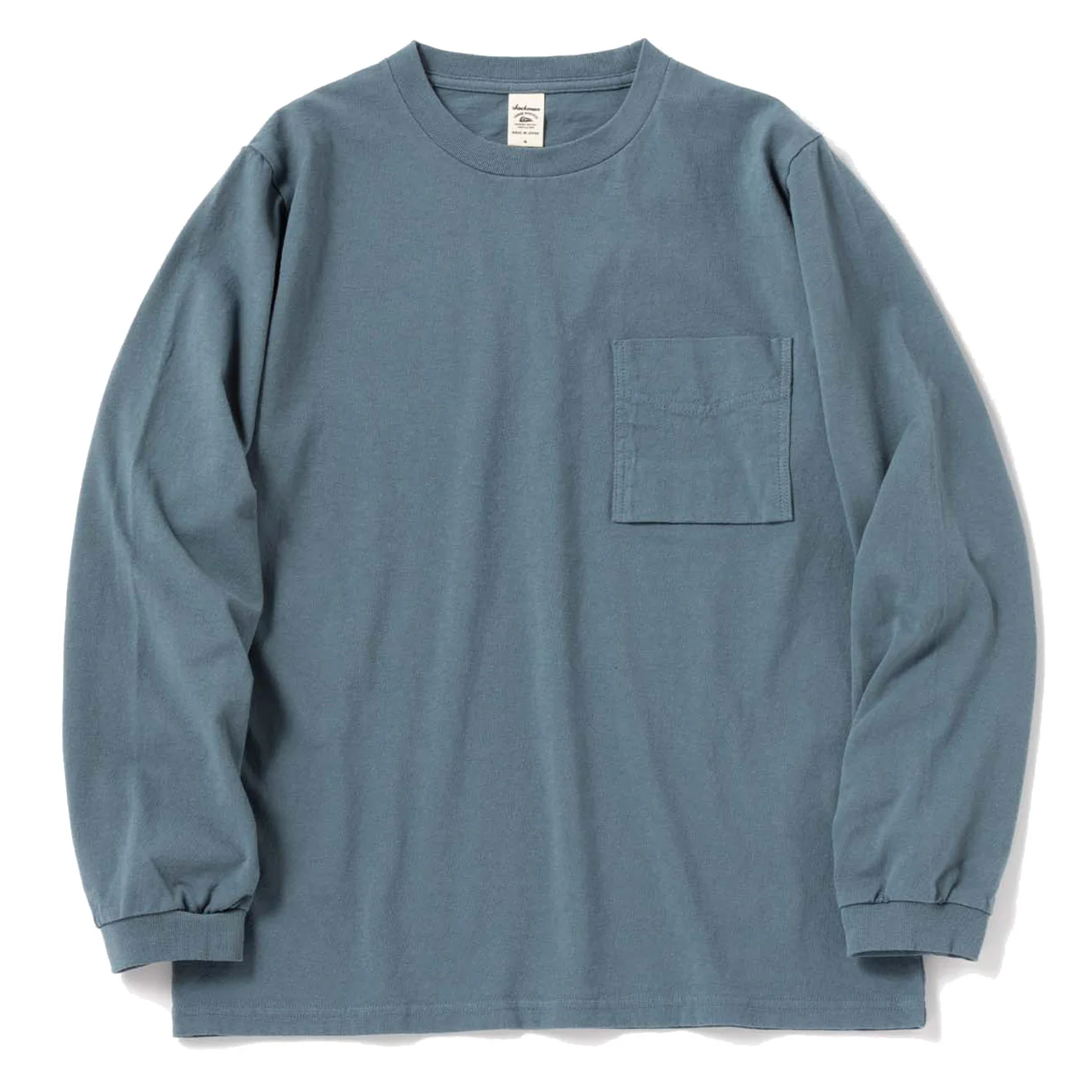 Jackman Pocket L/S Tee Shadow Sax