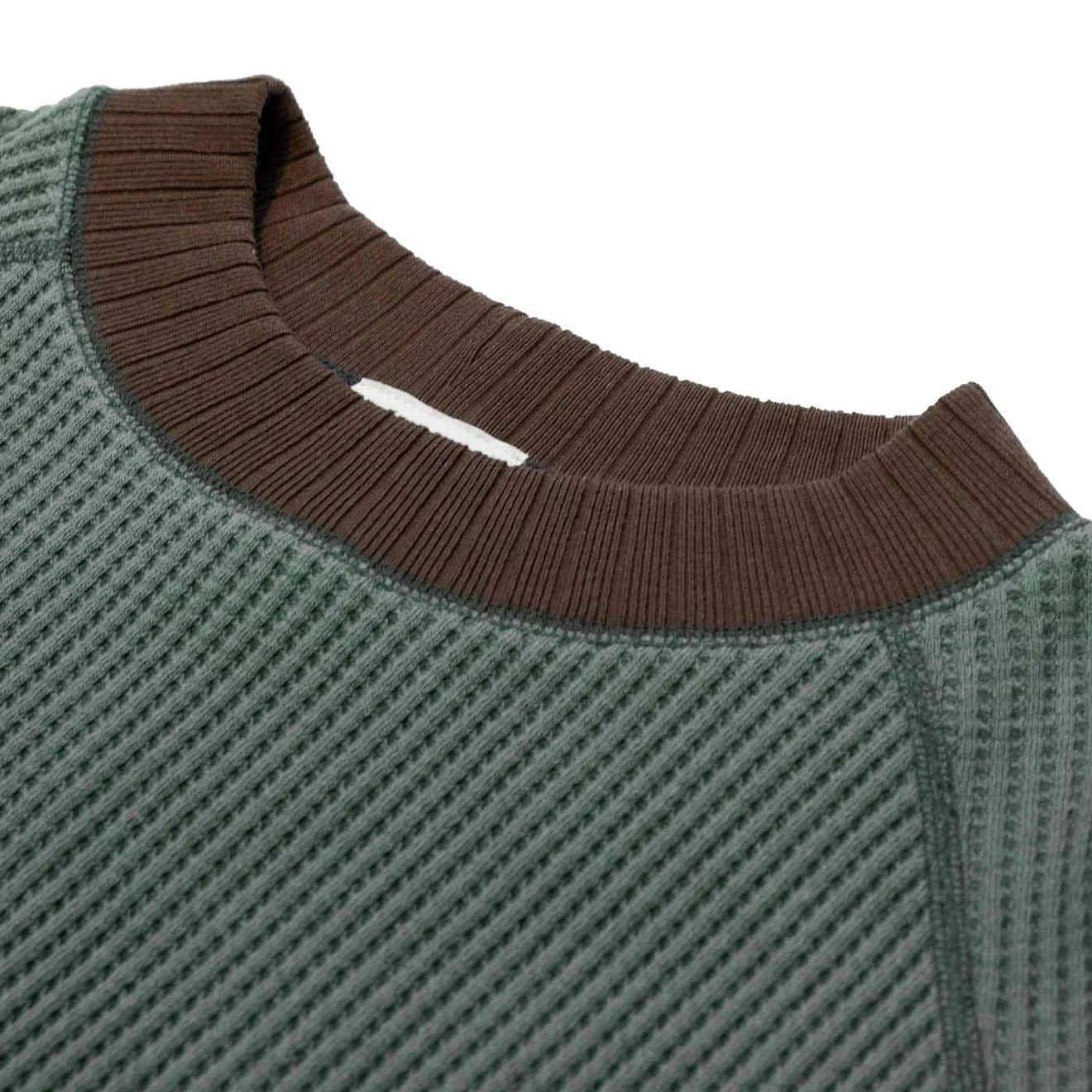 Jackman Waffle Mid-neck Ivy / Wood - Image 2