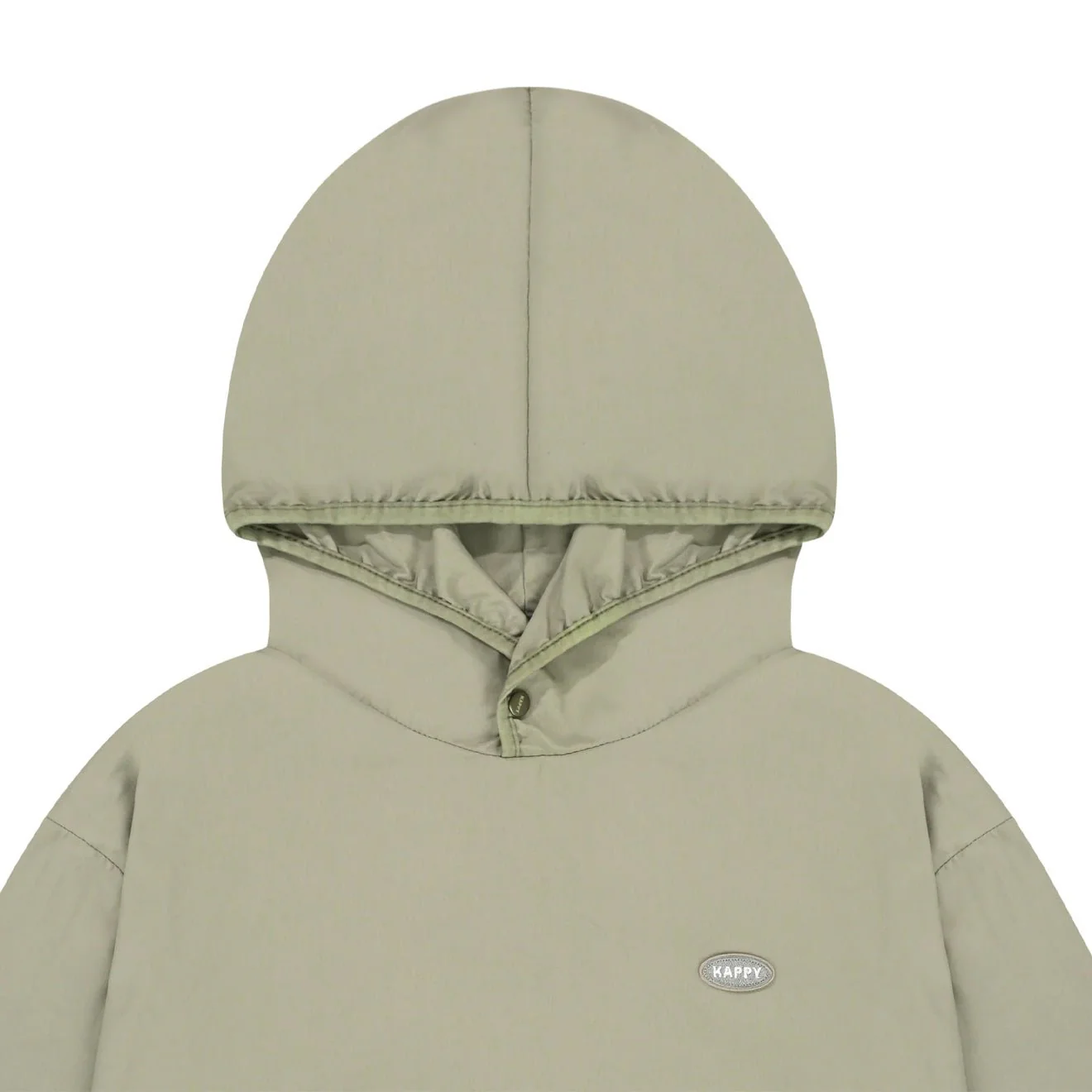 Kappy Ripstop Sunshine Hoodie Light Khaki - Image 3