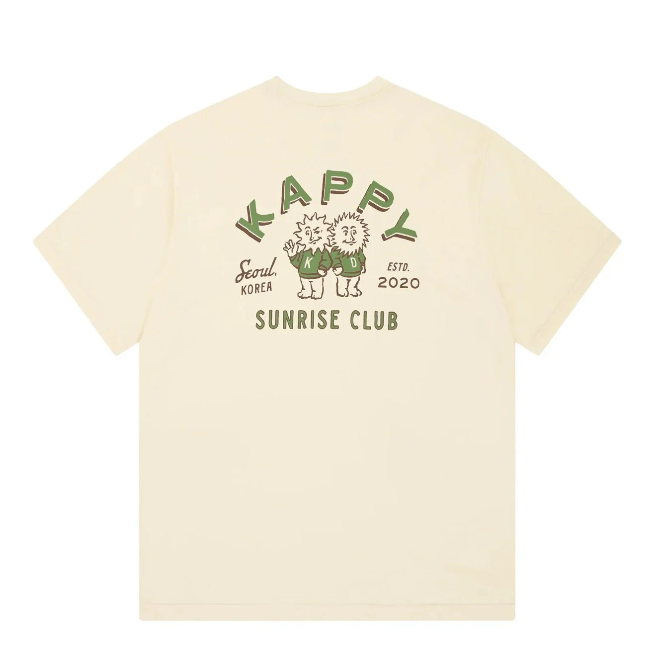 Kappy 

Sunny Mates Half T-Shirt
 Cream - Image 2