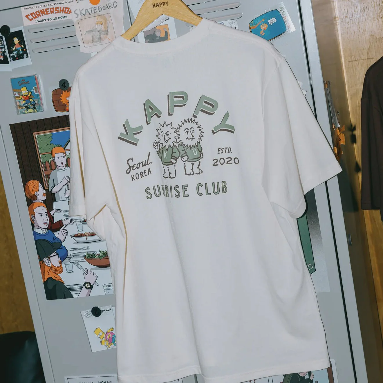 Kappy 

Sunny Mates Half T-Shirt
 Cream - Image 5