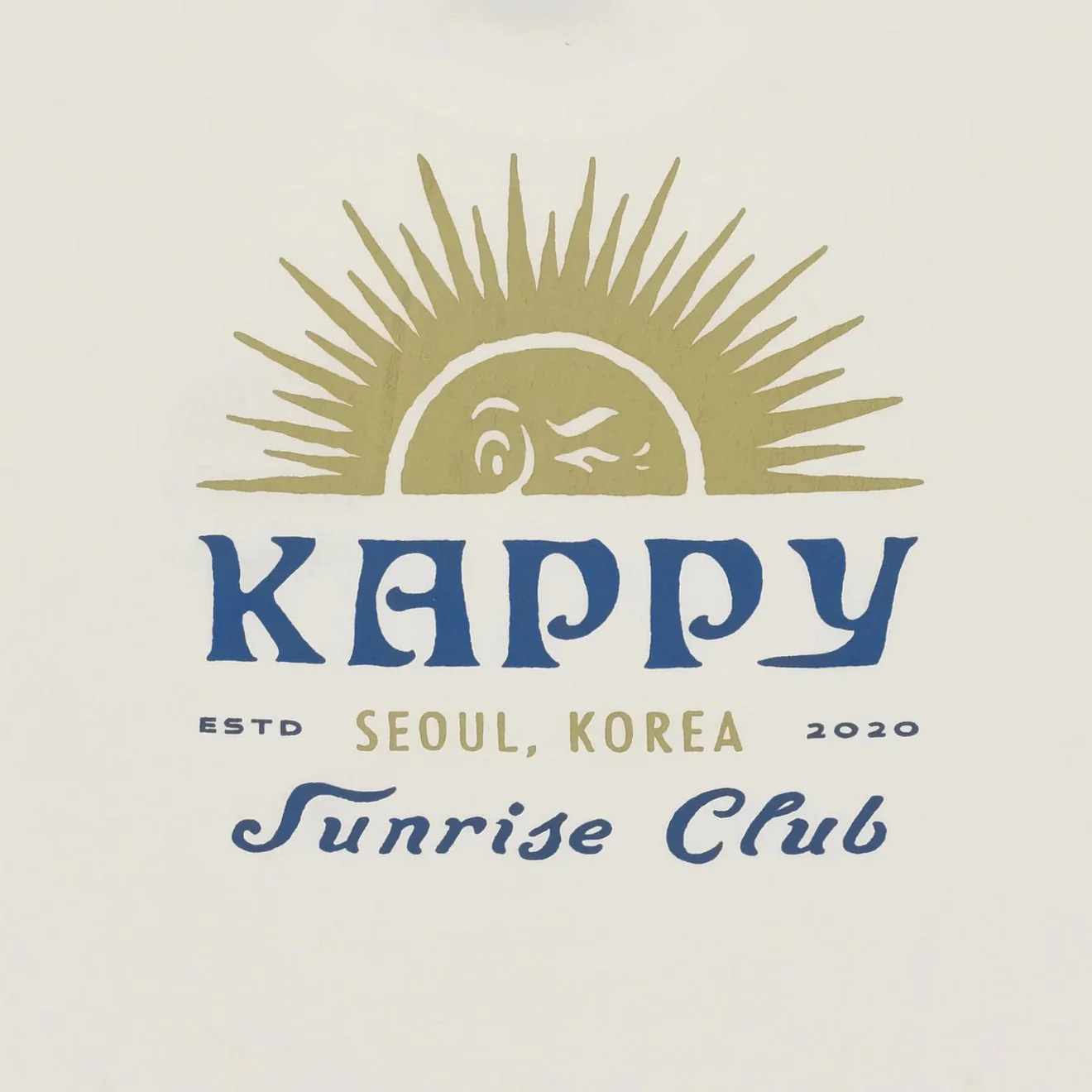 Kappy Sunny Wink Half T-Shirt
 White - Image 5