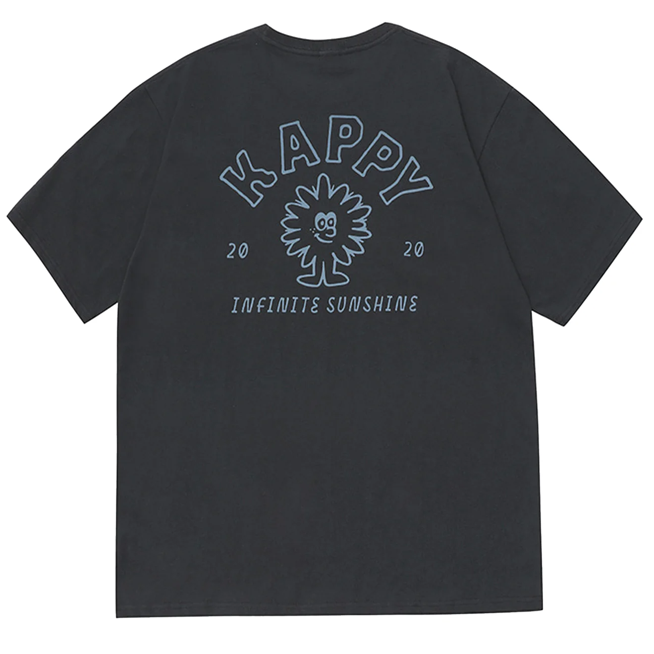 Kappy Sunshine T-Shirt Dark Grey - Image 2