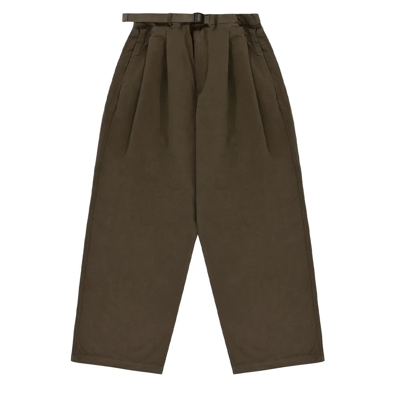 Kappy Two Tuck Wide Pants Brown