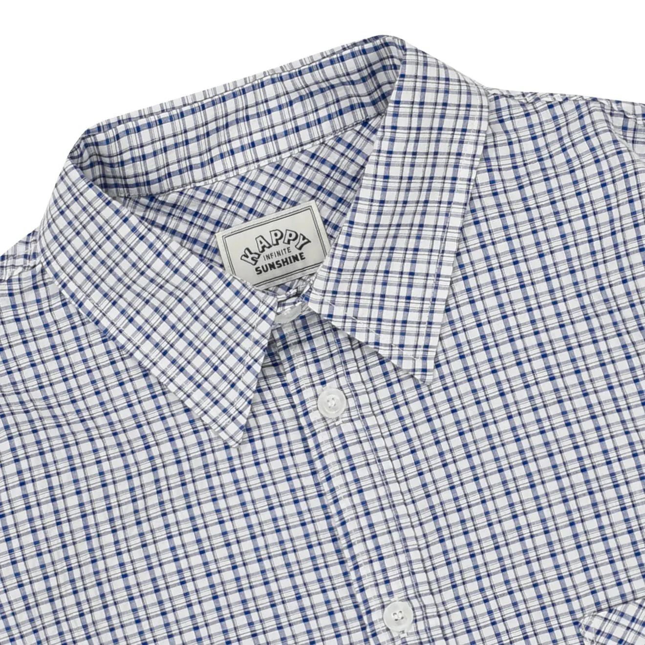 Kappy Vintage Check Shirt White - Image 3