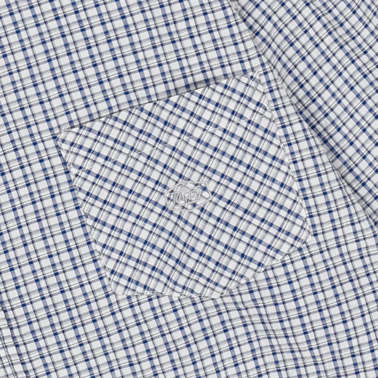 Kappy Vintage Check Shirt White - Image 4