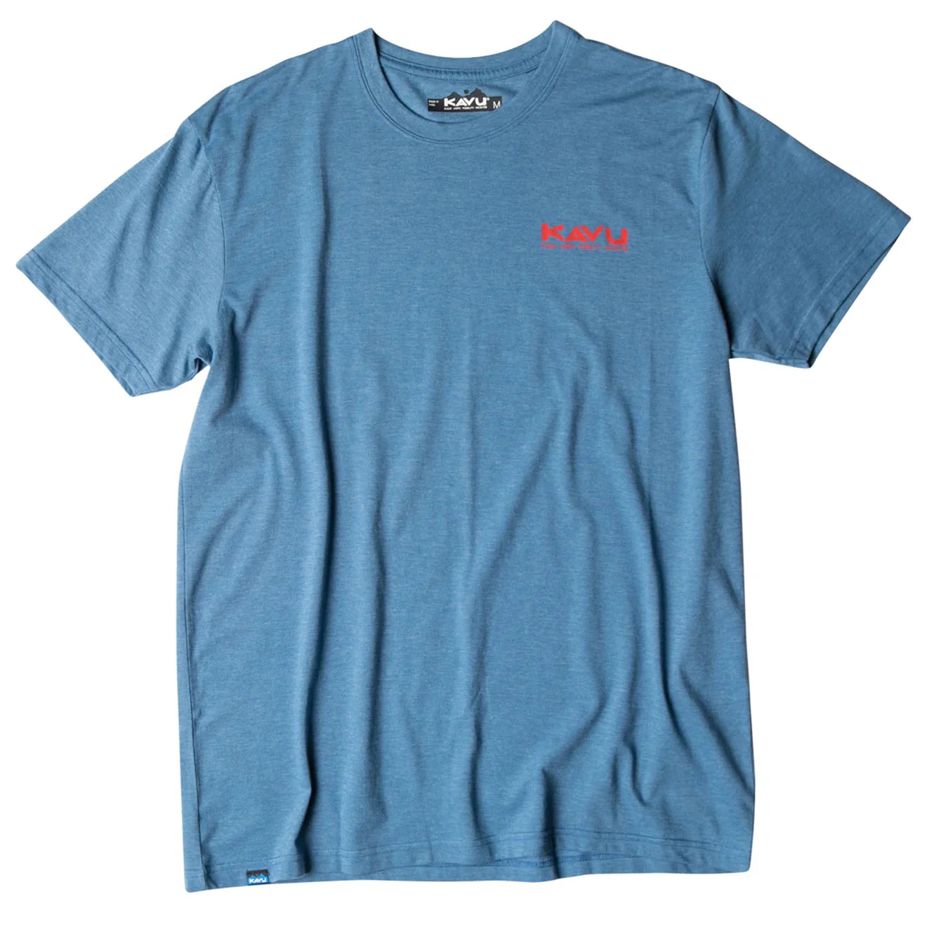 Kavu T-Shirt Post Out Steel Blue - Image 2
