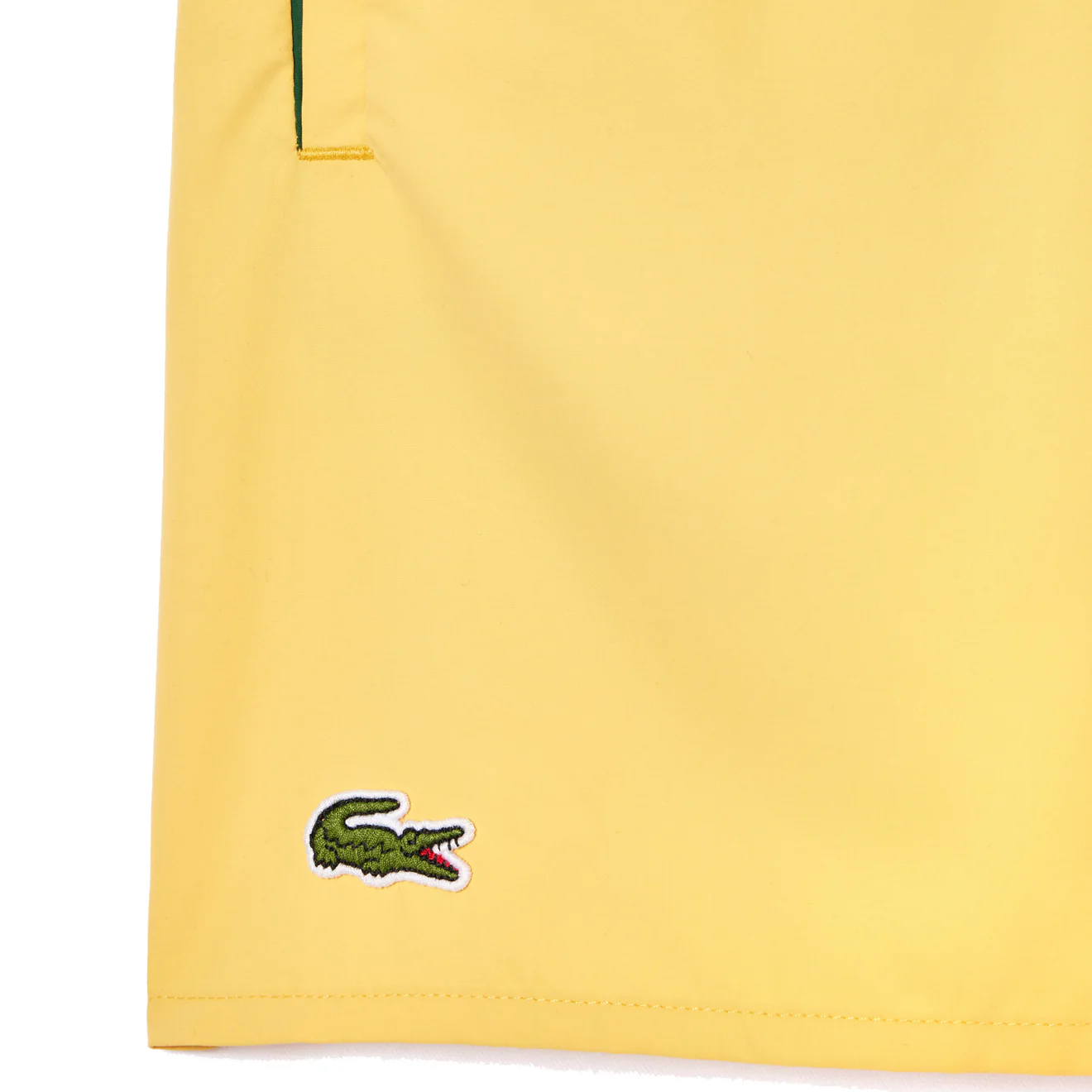 Lacoste Lightweight Swim Shorts Yellow / Green - Image 4