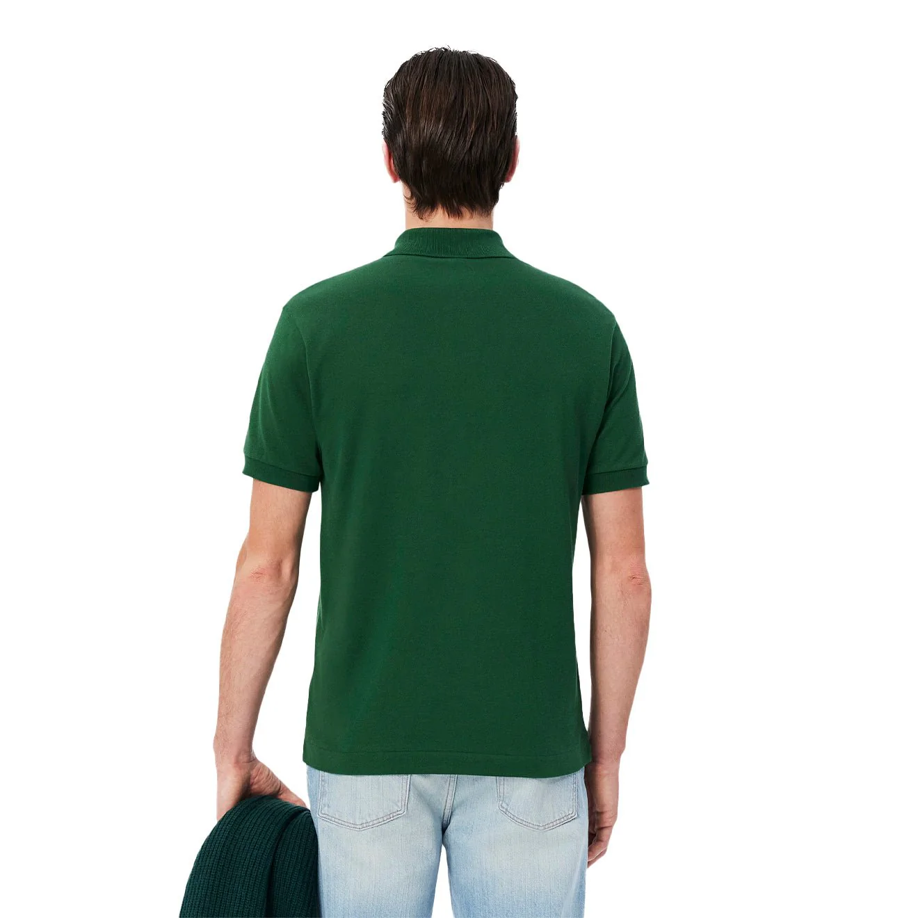 Lacoste Original L.12.12 Petit Pique Cotton Polo Shirt Pine Green - Image 5