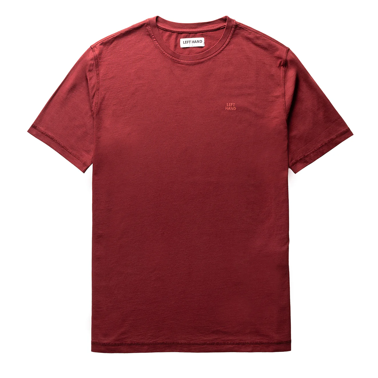 Left Hand Core Tee Burgundy