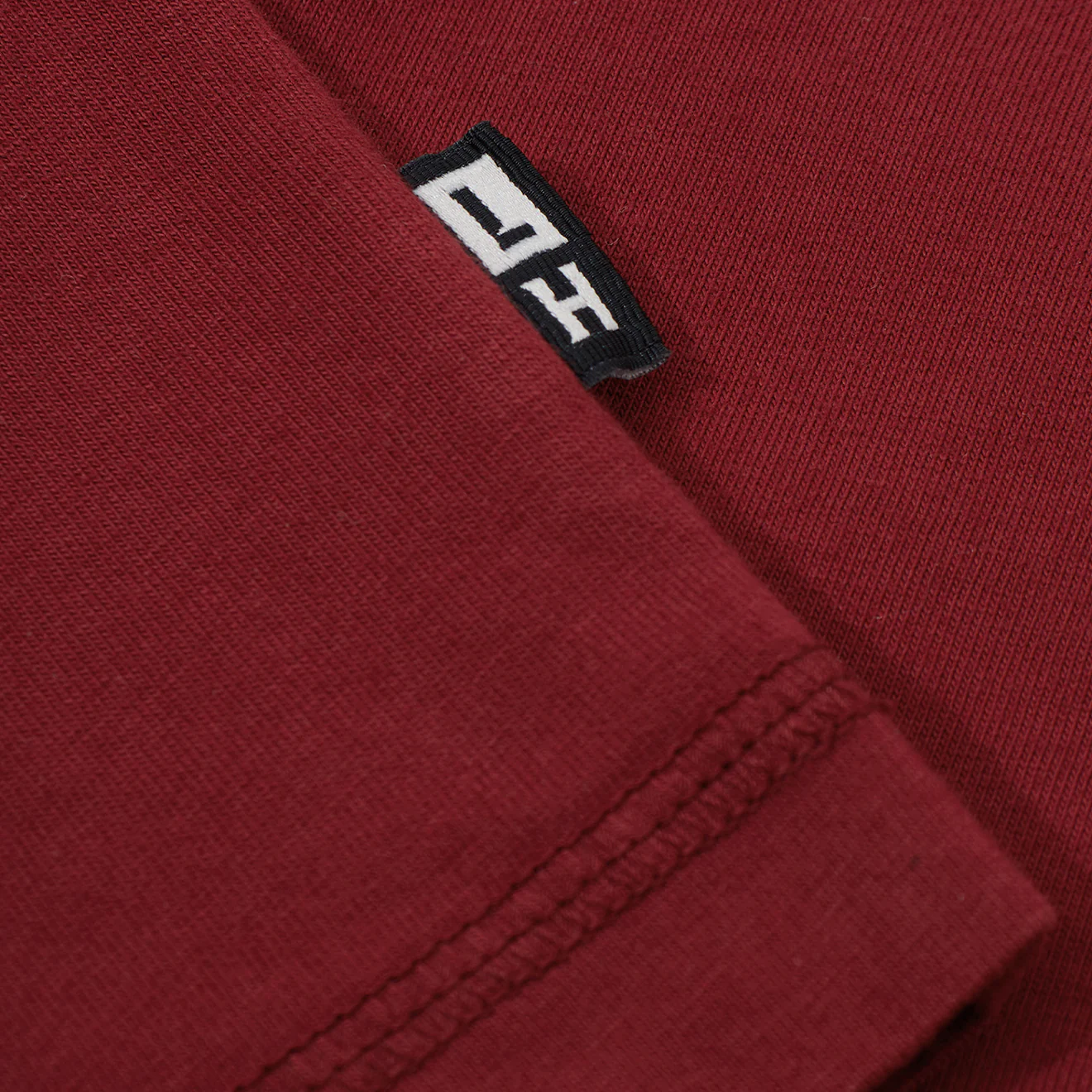 Left Hand Core Tee Burgundy - Image 3