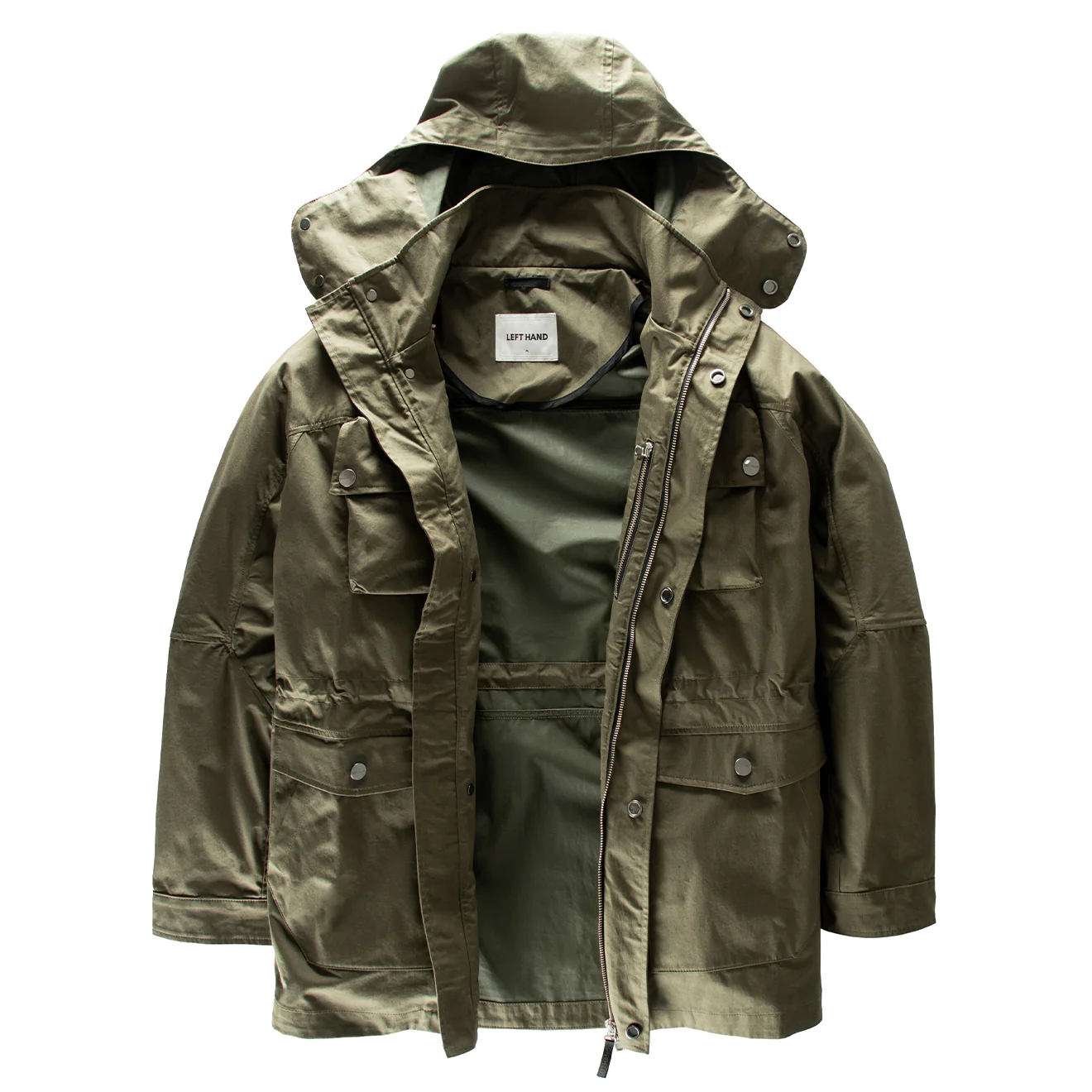 Left Hand Figna Field Jacket Olive - Image 3