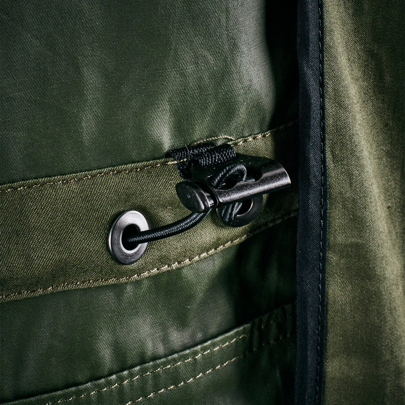 Left Hand Figna Field Jacket Olive - Image 8