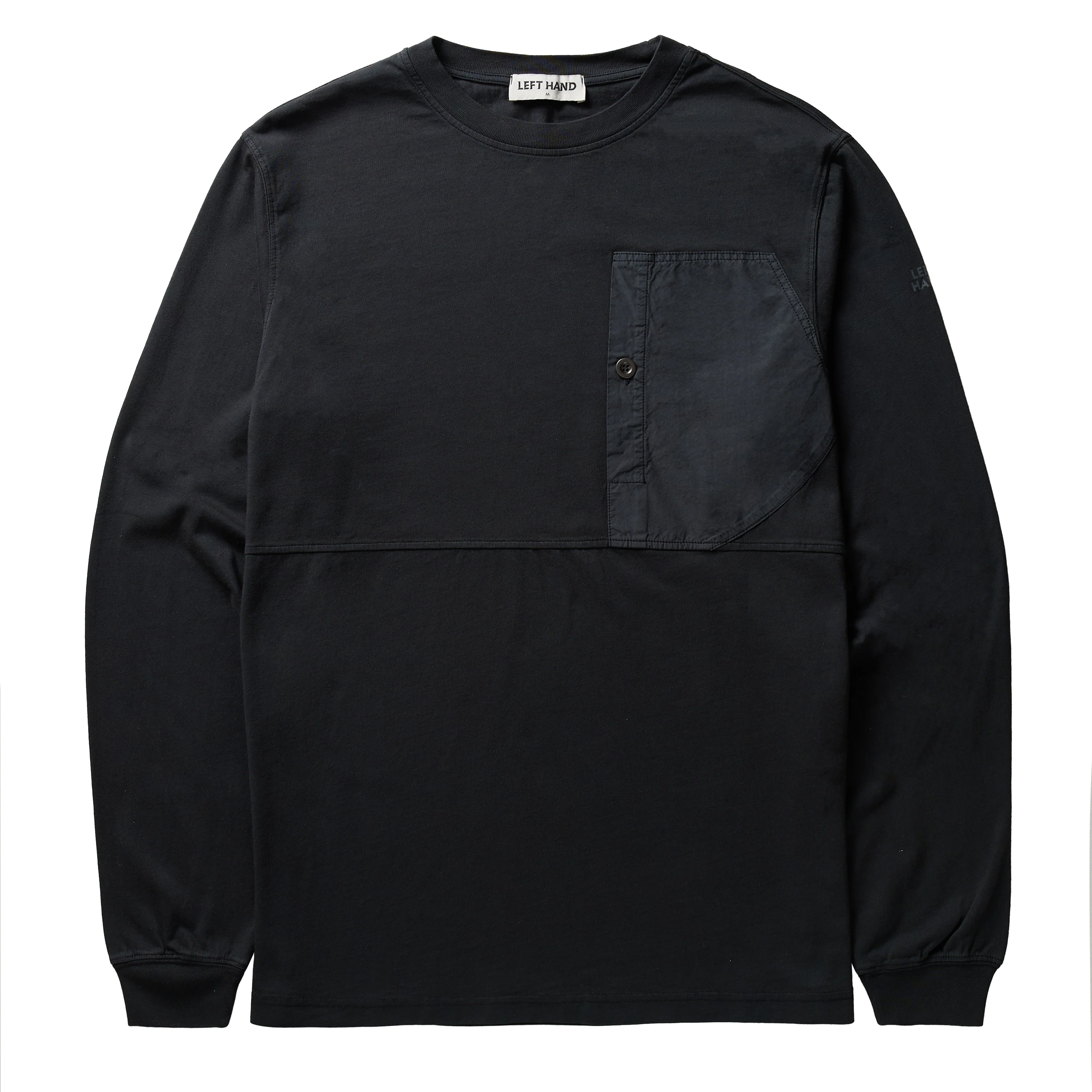 Left Hand L/S Pocket Tee Black