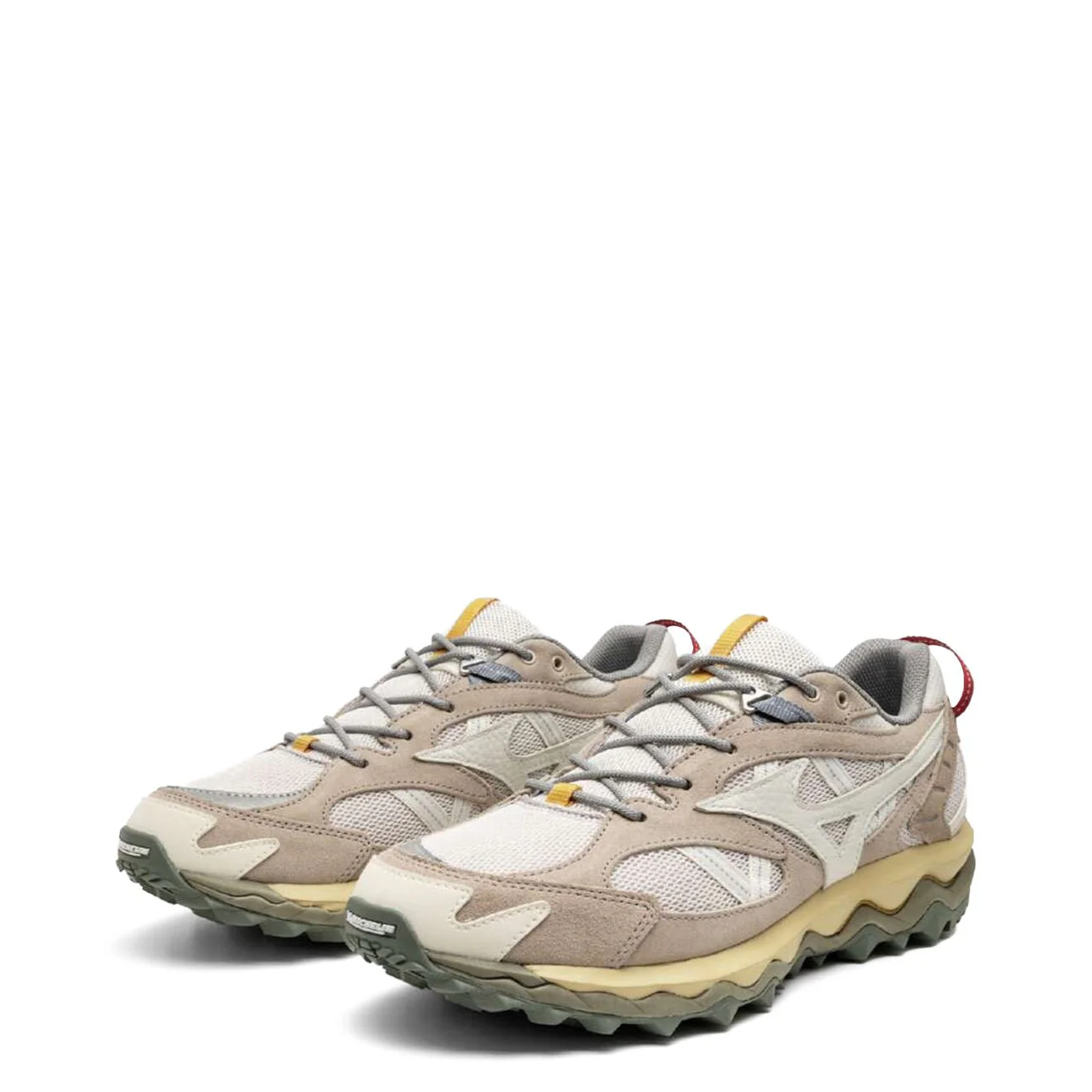 Mizuno Wave Mujin TL Wind Chime / Snow White / Vintage Khaki - Image 2