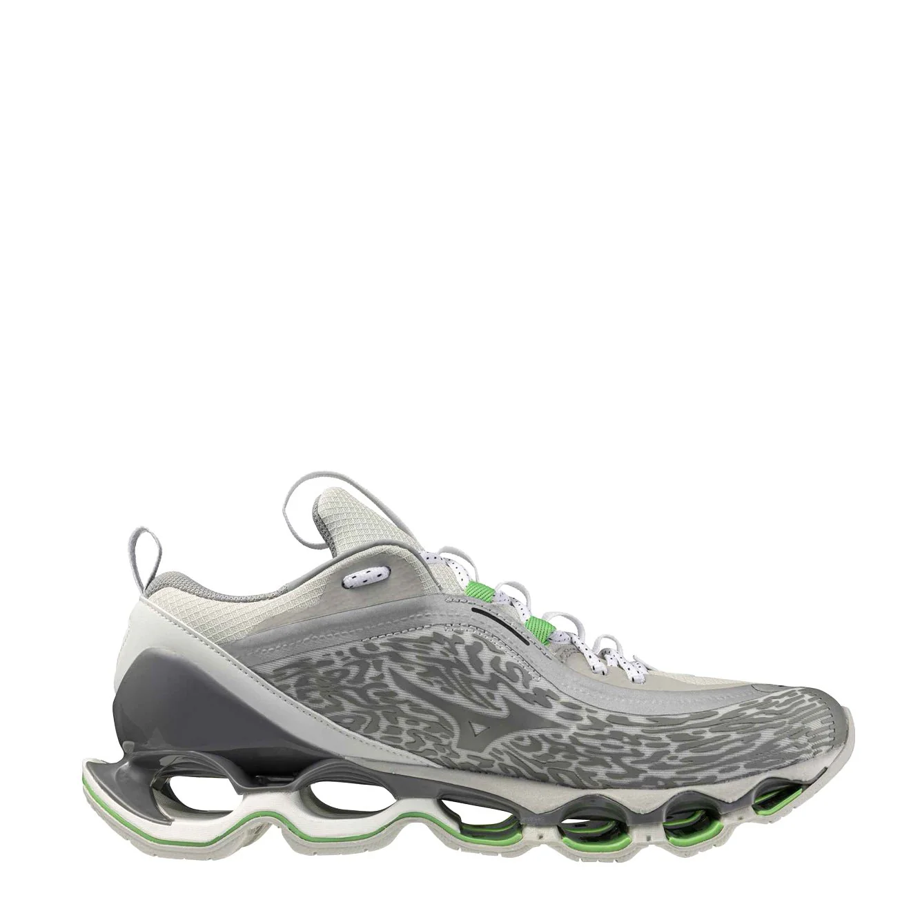 Mizuno Wave Prophecy 13.2 Trainer Harbor Mist / Black / Vibrant Green