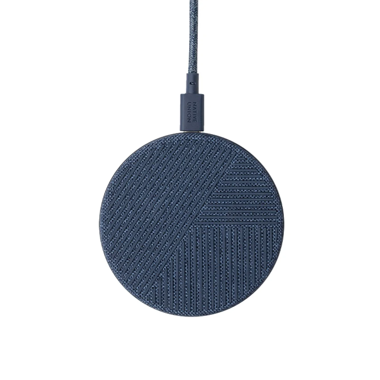 Native Union Drop Wireless Charger V2 Fabric Indigo - Image 3