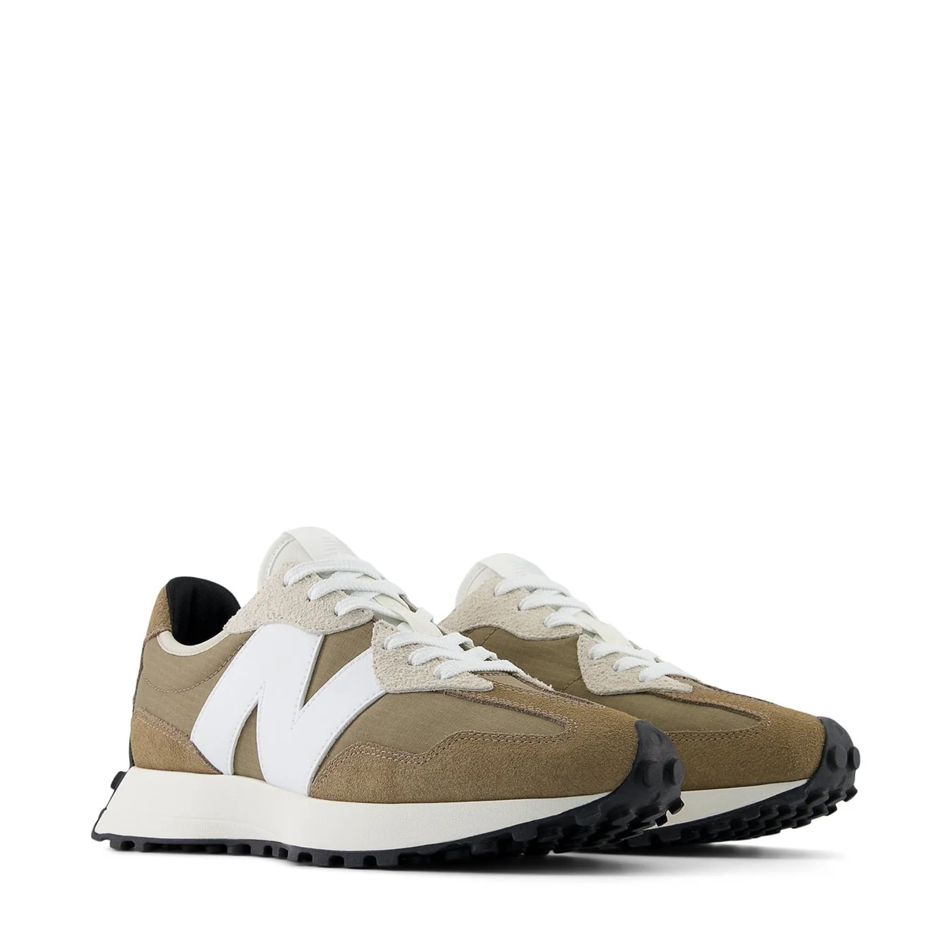 New Balance 327 Trainer Mushroom / White - Image 3
