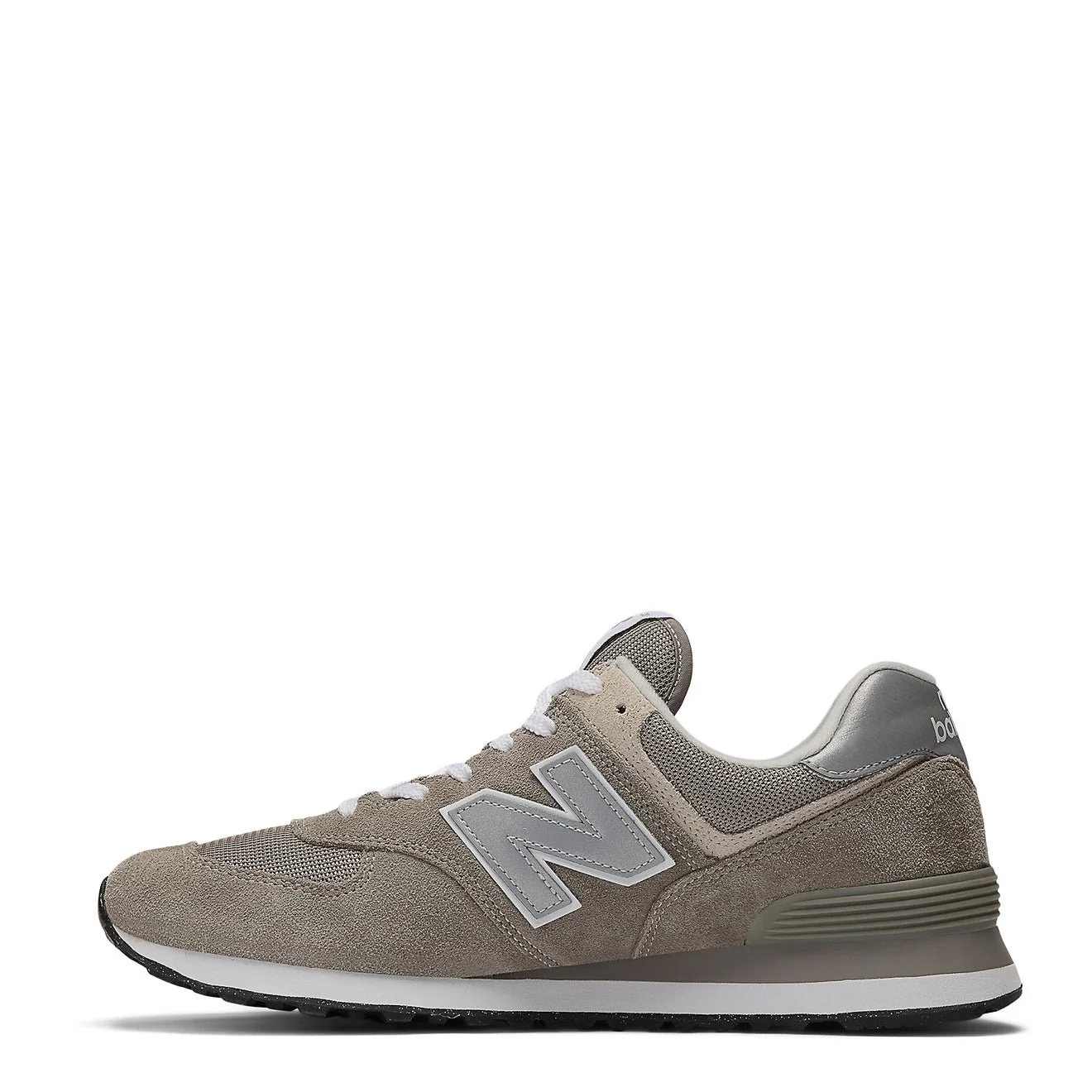 New Balance 574 Core Shoes Grey / White - Image 4
