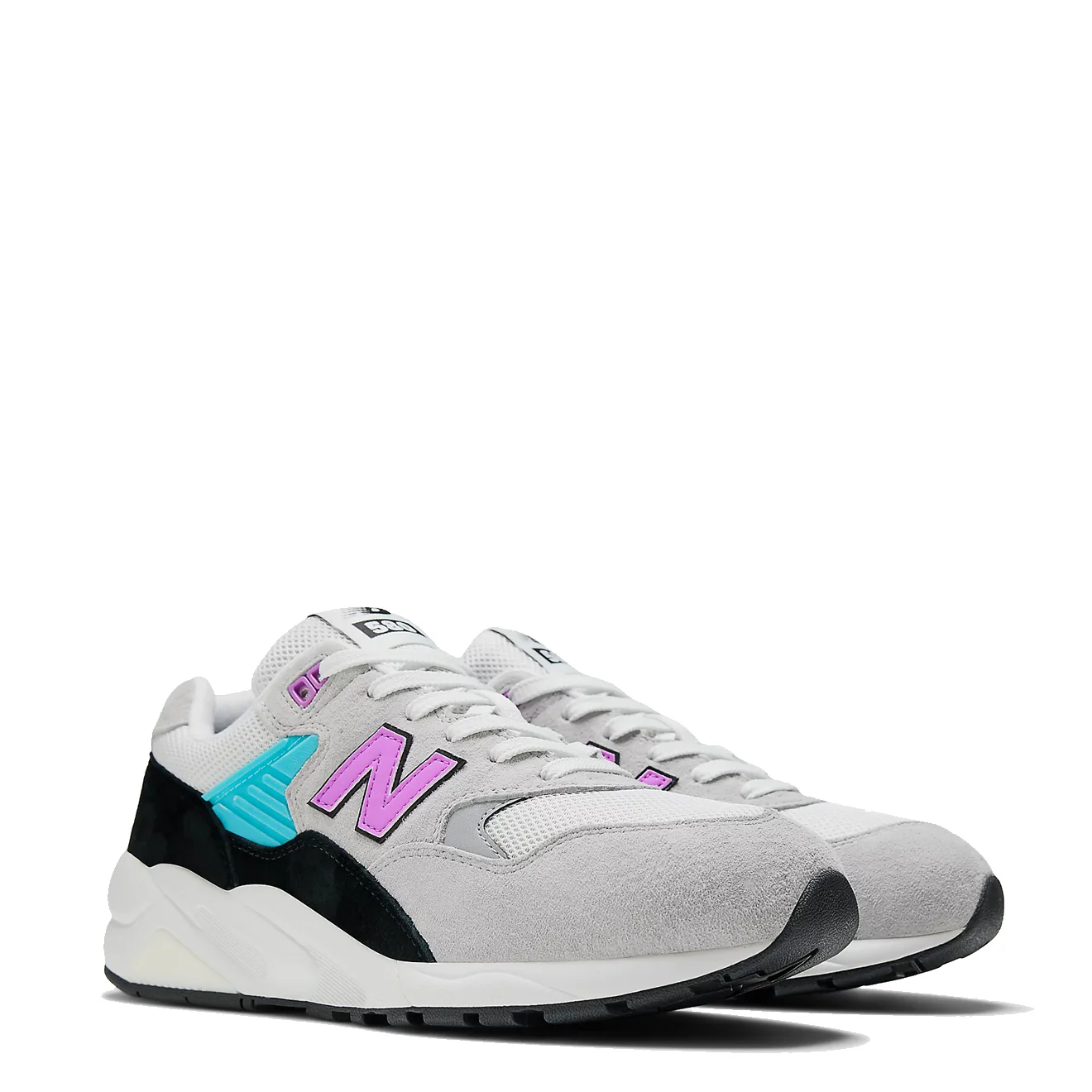 New Balance 580 Trainers Raincloud / White /Cosmic Rose - Image 3