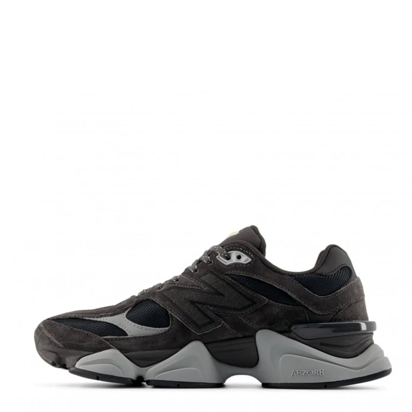 New Balance 9060 Trainer Black Cement / Dry Lime - Image 4
