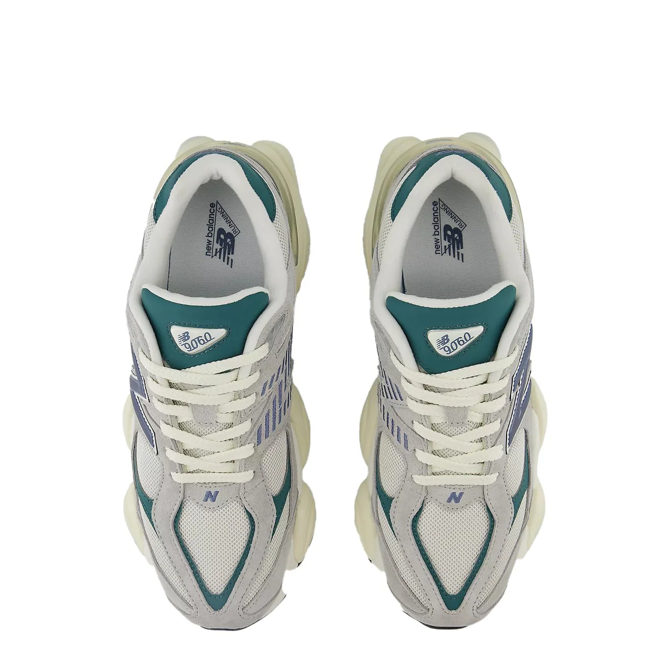 New Balance 9060 Trainer Concrete / Vintage Indigo / New Spruce - Image 4