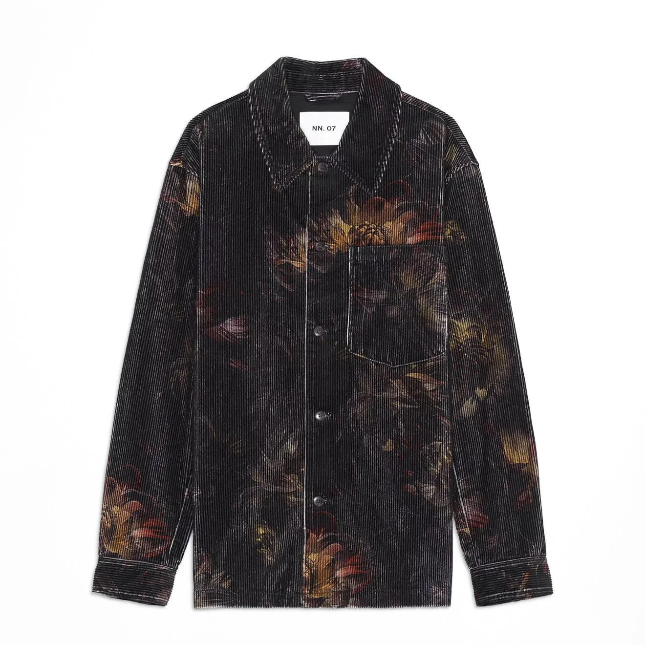 NN07 Blaze Corduroy Jacket Multi Colour Print