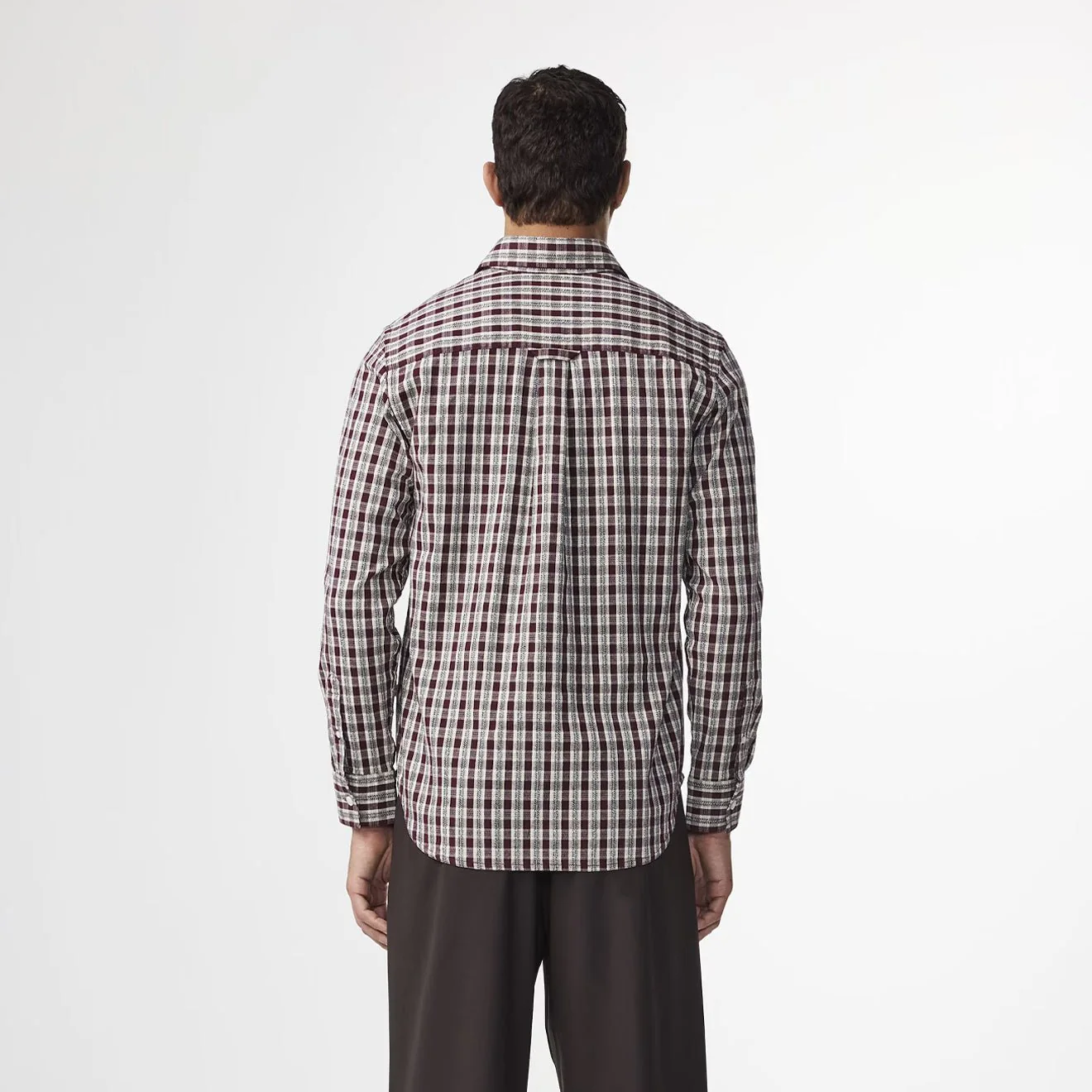 NN07 Colby Mouline Shirt Wine Check - Image 3