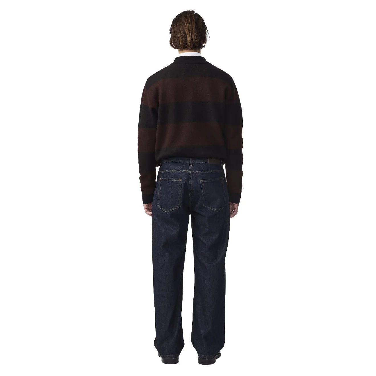 NN07 Otis Straight Leg Relaxed Fit Jeans Raw Indigo - Image 3