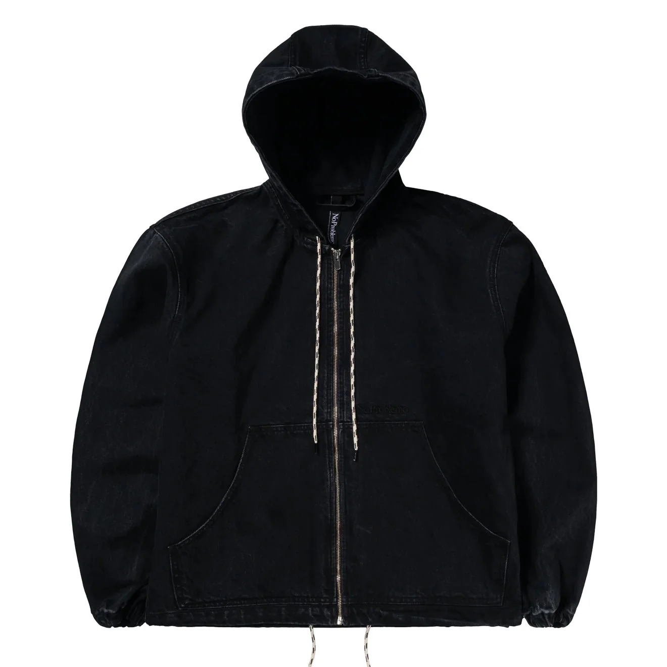 No Problemo Workwear Denim Jacket Black